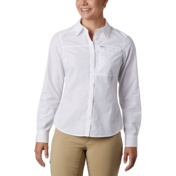 Columbia Overhemd Dames, Silver Ridge 2.0 Long Sleeve Wit, 76SVWAUOX